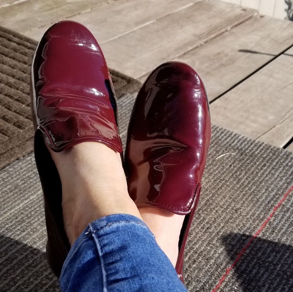 Maroon Loafers